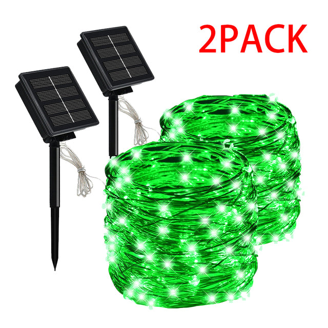 LED Solar Light Outdoor Waterproof Fairy Garland String Lights Christmas Party Garden Solar Lamp Decoration 7/12/22/32 M - The Well Being The Well Being Ludovick-TMB LED Solar Light Outdoor Waterproof Fairy Garland String Lights Christmas Party Garden Solar Lamp Decoration 7/12/22/32 M