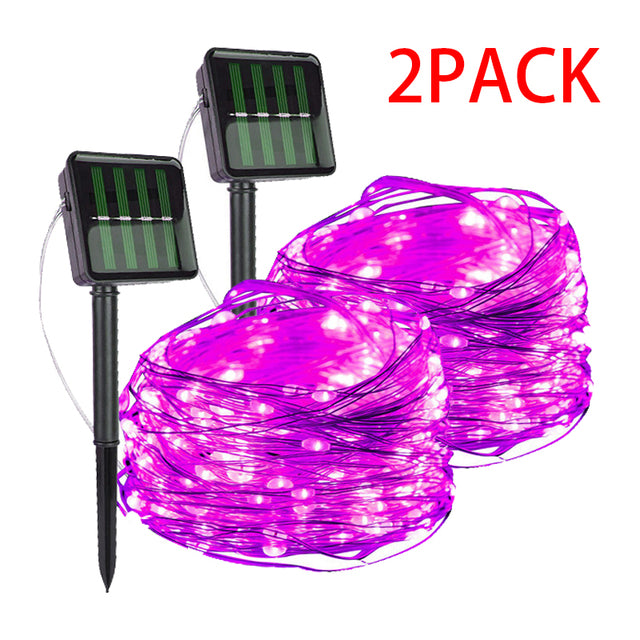 LED Solar Light Outdoor Waterproof Fairy Garland String Lights Christmas Party Garden Solar Lamp Decoration 7/12/22/32 M - The Well Being The Well Being Ludovick-TMB LED Solar Light Outdoor Waterproof Fairy Garland String Lights Christmas Party Garden Solar Lamp Decoration 7/12/22/32 M