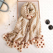 Scarves soft long print silk scarves lady shawl and wrap - The Well Being The Well Being style 67 Ludovick-TMB Scarves soft long print silk scarves lady shawl and wrap
