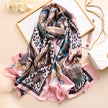 Scarves soft long print silk scarves lady shawl and wrap - The Well Being The Well Being style 15 Ludovick-TMB Scarves soft long print silk scarves lady shawl and wrap