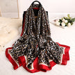 Scarves soft long print silk scarves lady shawl and wrap - The Well Being The Well Being style 75 Ludovick-TMB Scarves soft long print silk scarves lady shawl and wrap