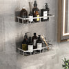 Bathroom Shelves No-drill Corner Shelf Shower Storage Rack Holder - The Well Being The Well Being Russian Federation / Standard Silver Set Ludovick-TMB Bathroom Shelves No-drill Corner Shelf Shower Storage Rack Holder