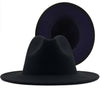 ThePatchwork Wool Felt Jazz Fedora Cowboy Cap - The Well Being The Well Being MZ37002-12 / 56-58cm Ludovick-TMB ThePatchwork Wool Felt Jazz Fedora Cowboy Cap