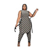 Two Piece Outfits Sleeveless Round Neck Bandage Crop - The Well Being The Well Being Black 04 / L Ludovick-TMB Two Piece Outfits Sleeveless Round Neck Bandage Crop