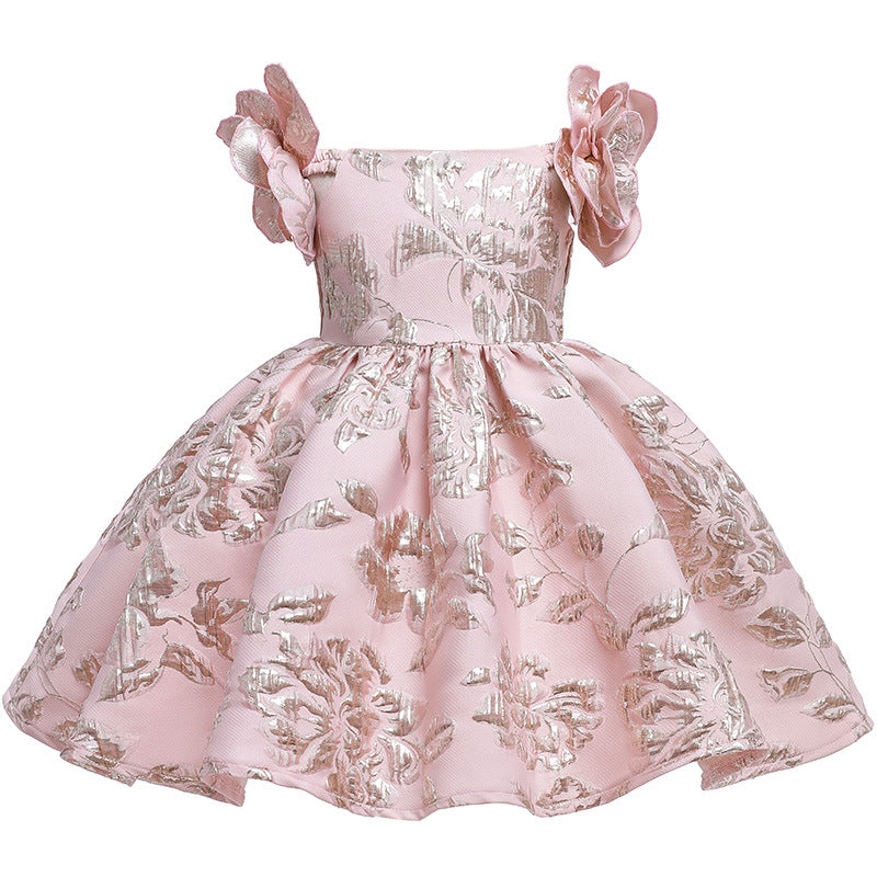 Clothing Fashion Girls Flower Princess Dress Daily Dress - The Well Being The Well Being Ludovick-TMB Clothing Fashion Girls Flower Princess Dress Daily Dress