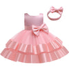 Clothing Fashion Girls Flower Princess Dress Daily Dress - The Well Being The Well Being Shrimp pink / 130cm Ludovick-TMB Clothing Fashion Girls Flower Princess Dress Daily Dress