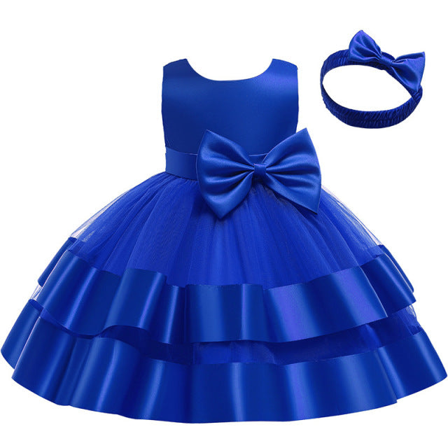 Clothing Fashion Girls Flower Princess Dress Daily Dress - The Well Being The Well Being blue / 130cm Ludovick-TMB Clothing Fashion Girls Flower Princess Dress Daily Dress