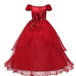 Vintage Kids Flower Dresses - The Well Being The Well Being Red / 7 Ludovick-TMB Vintage Kids Flower Dresses