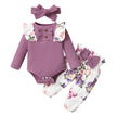 3Pcs Baby Girl Clothes Set Newborn's Clothing - The Well Being The Well Being Ludovick-TMB 3Pcs Baby Girl Clothes Set Newborn's Clothing