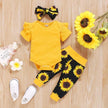 3Pcs Baby Girl Clothes Set Newborn's Clothing - The Well Being The Well Being Red / 24M Ludovick-TMB 3Pcs Baby Girl Clothes Set Newborn's Clothing