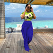 Suit and Tassel Pants Set Two Piece Set Fringe Wide Leg Trousers - The Well Being The Well Being Royal Blue / S / United States Ludovick-TMB Suit and Tassel Pants Set Two Piece Set Fringe Wide Leg Trousers