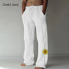 Linen Pants Drawstring Loose Trouser - The Well Being The Well Being Ludovick-TMB Linen Pants Drawstring Loose Trouser