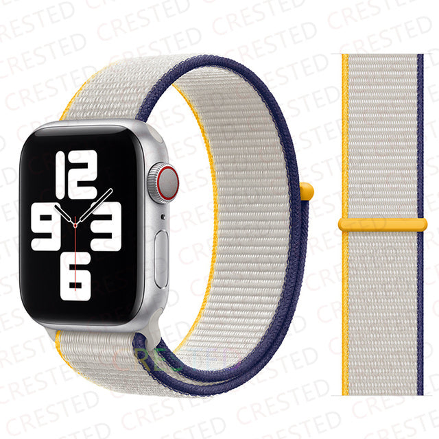 Nylon Loop Strap Band For Apple Watch - The Well Being The Well Being Ludovick-TMB Nylon Loop Strap Band For Apple Watch