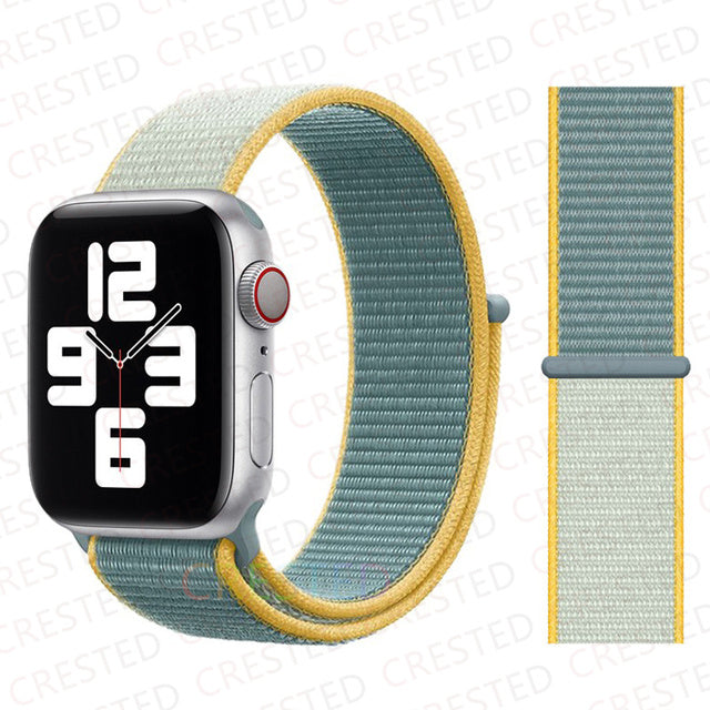 Nylon Loop Strap Band For Apple Watch - The Well Being The Well Being Ludovick-TMB Nylon Loop Strap Band For Apple Watch