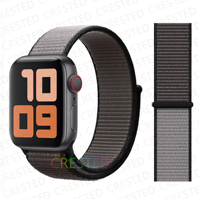 Nylon Loop Strap Band For Apple Watch - The Well Being The Well Being Ludovick-TMB Nylon Loop Strap Band For Apple Watch