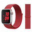 Nylon Loop Strap Band For Apple Watch - The Well Being The Well Being UK / 29 red / 42mm-44mm-45mm Ludovick-TMB Nylon Loop Strap Band For Apple Watch