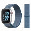 Nylon Loop Strap Band For Apple Watch - The Well Being The Well Being UK / 24 Cape Cod Blue / 38mm-40mm-41mm Ludovick-TMB Nylon Loop Strap Band For Apple Watch