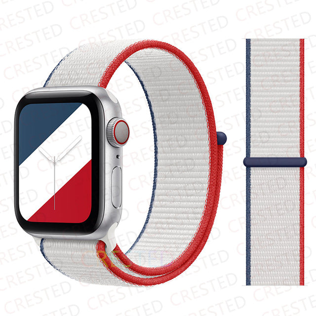 Nylon Loop Strap Band For Apple Watch - The Well Being The Well Being UK / France / 42mm-44mm-45mm Ludovick-TMB Nylon Loop Strap Band For Apple Watch