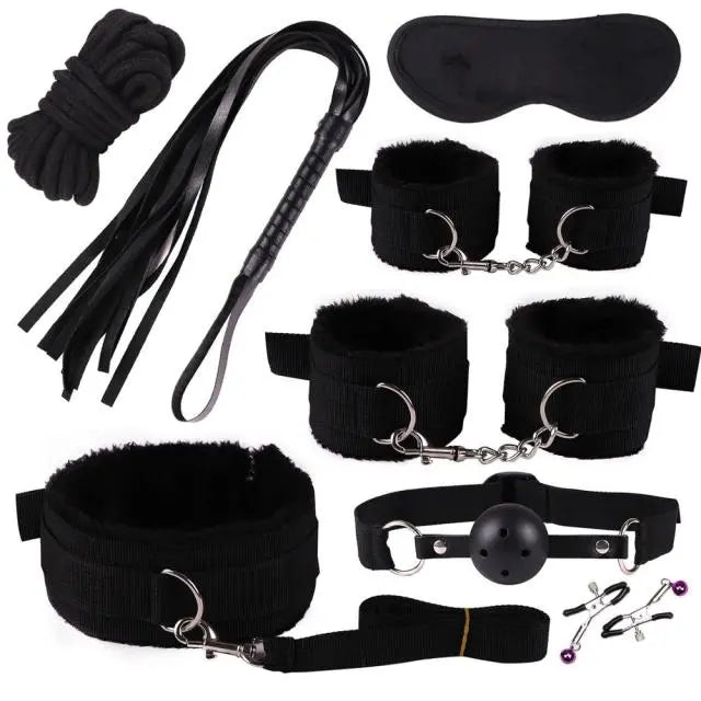 sexy toys for couples adults 18 Sex toy female sexyshop exotic accessories Bdsm Sexules toys bondage gear equipment handcuffs - The Well Being The Well Being 8Pcs Black Ludovick-TMB sexy toys for couples adults 18 Sex toy female sexyshop exotic accessories Bdsm Sexules toys bondage gear equipment handcuffs